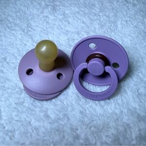 BIBS - Purple Pacifier Set - NWT
